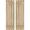 Ekena Millwork Americraft 4-Board, 2 Batten Exterior Real Wood Spaced Board-n-Batten Shutters, ARW101SB415X47UNH, PR ARW101SB415X47UNH - alternate 1
